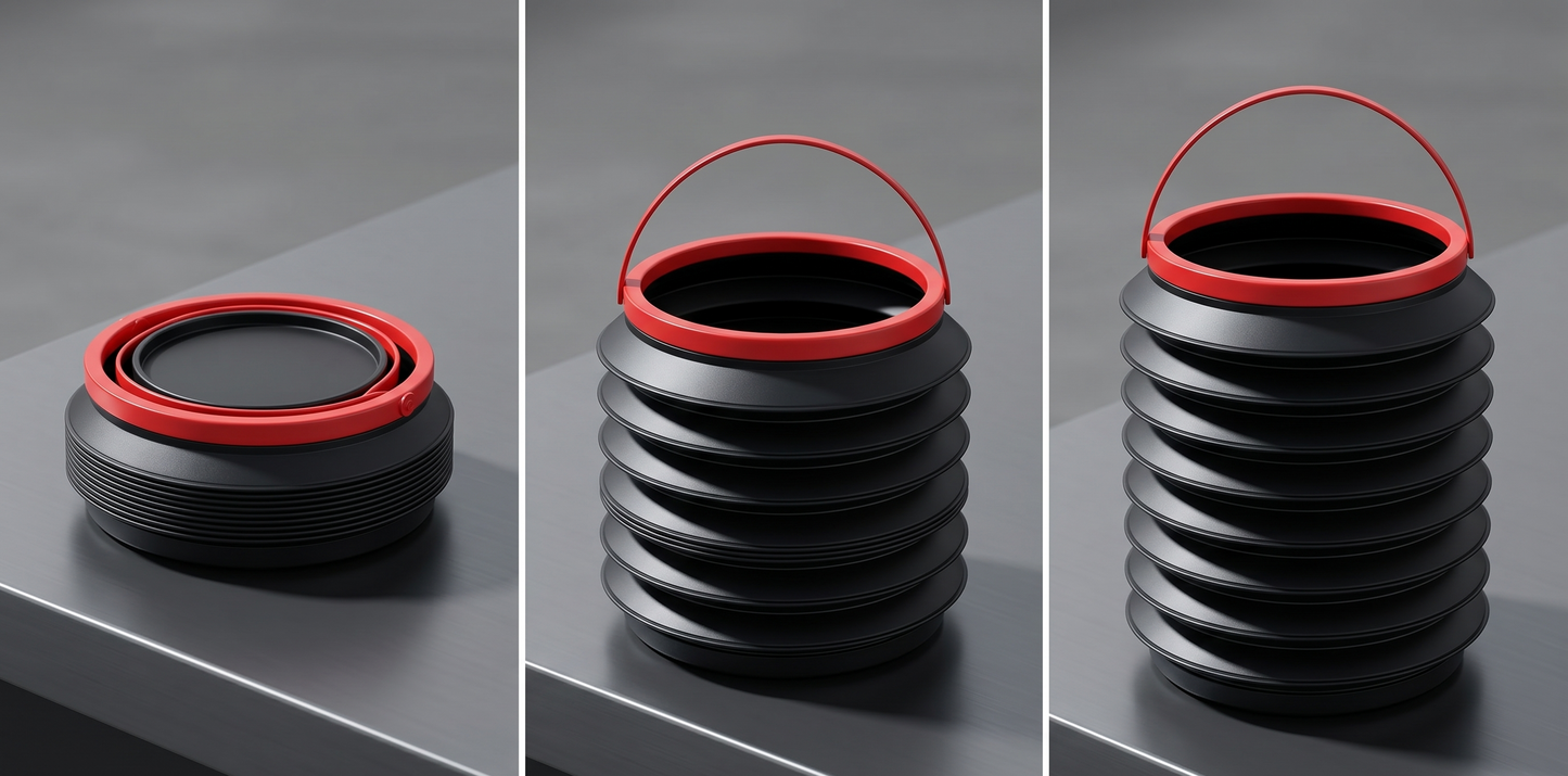 NeoCabin™ Minimalist Leakproof Foldable Car Trash Can